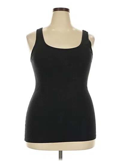 Pre-owned Bcg Tank Top Black Strapless Neckline Tops