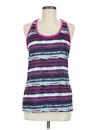 Pre-owned Bcg Tank Top Purple Halter Neckline Tops
