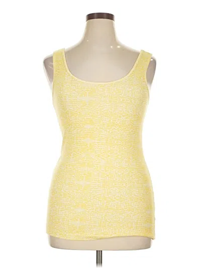Pre-owned Bcg Tank Top Yellow Square Neckline Tops