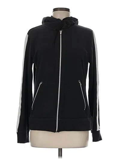 Pre-owned Bcg Zip Up Hoodie In Black
