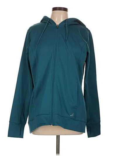 Pre-owned Bcg Zip Up Hoodie In Blue