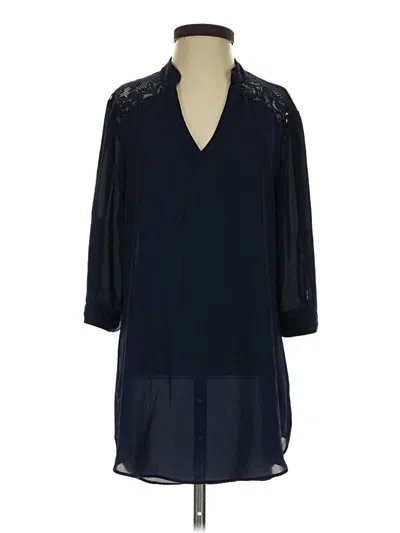 Pre-owned Bcx 3/4 Sleeve Blouse In Blue