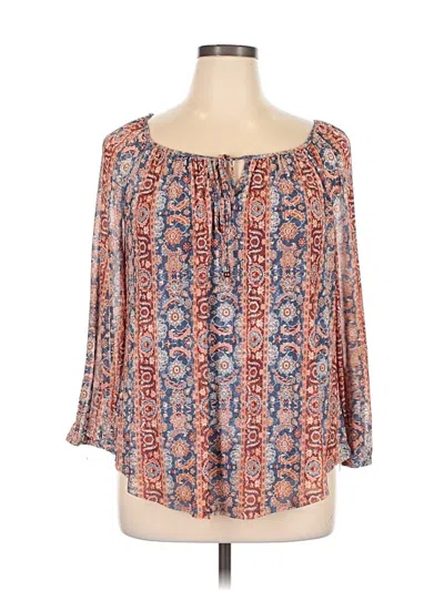 Pre-owned Bcx 3/4 Sleeve Blouse In Orange