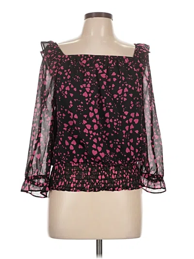 Pre-owned Bcx 3/4 Sleeve Blouse In Pink