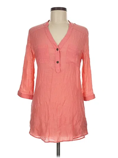 Pre-owned Bcx 3/4 Sleeve Blouse In Pink