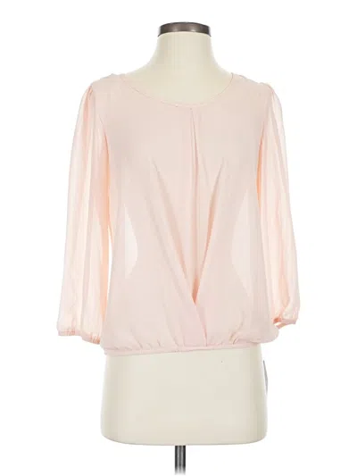 Bcx 3/4 Sleeve T-shirt In Pink