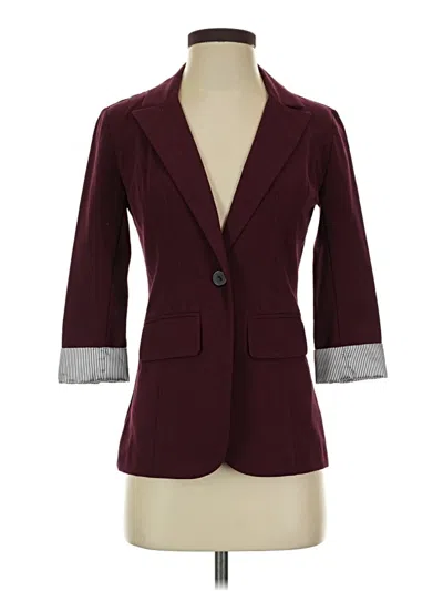Pre-owned Bcx Blazer Jacket In Burgundy