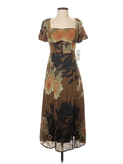 Pre-owned Bcx Casual Dress In Brown
