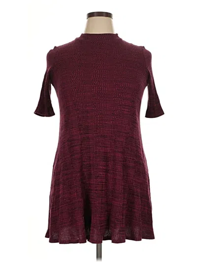 Pre-owned Bcx Casual Dress In Burgundy