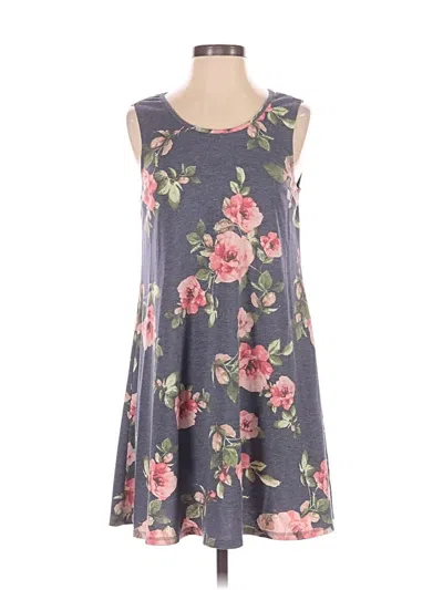 Pre-owned Bcx Casual Dress In Gray