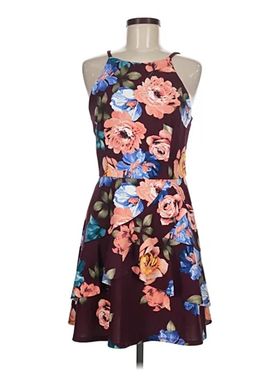 Pre-owned Bcx Cocktail Dress In Brown