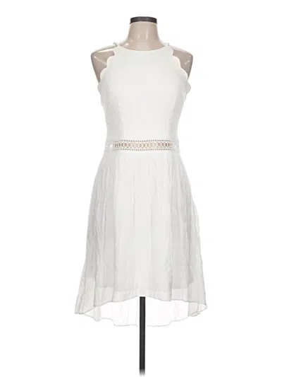 Pre-owned Bcx Cocktail Dress In White
