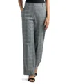 Bcx Junior's Millennium Check Straight Pants In Gray