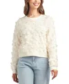 Bcx Juniors' Cropped Long Sleeve Sweater In Neutral
