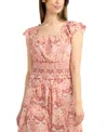 Bcx Juniors' Flutter-sleeve Smocked Top