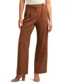Bcx Juniors' Pleated-front Wide-leg Pants In Brown