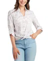 Bcx Juniors' Printed Button-up Shirt