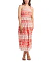 Bcx Juniors' Printed Linen-blend Top