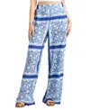 Bcx Juniors' Printed Pull-on Wide-leg Pants In Pat F
