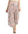 Bcx Juniors' Printed Wrap Dolphin-hem Pants