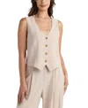 Bcx Juniors' Resort Boxy Sleeveless Vest Top In Neutral