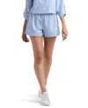Bcx Juniors' Resort Stripe Pull-on Shorts In Blue