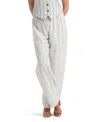 Bcx Juniors' Resort Striped Pull-on Pants In White