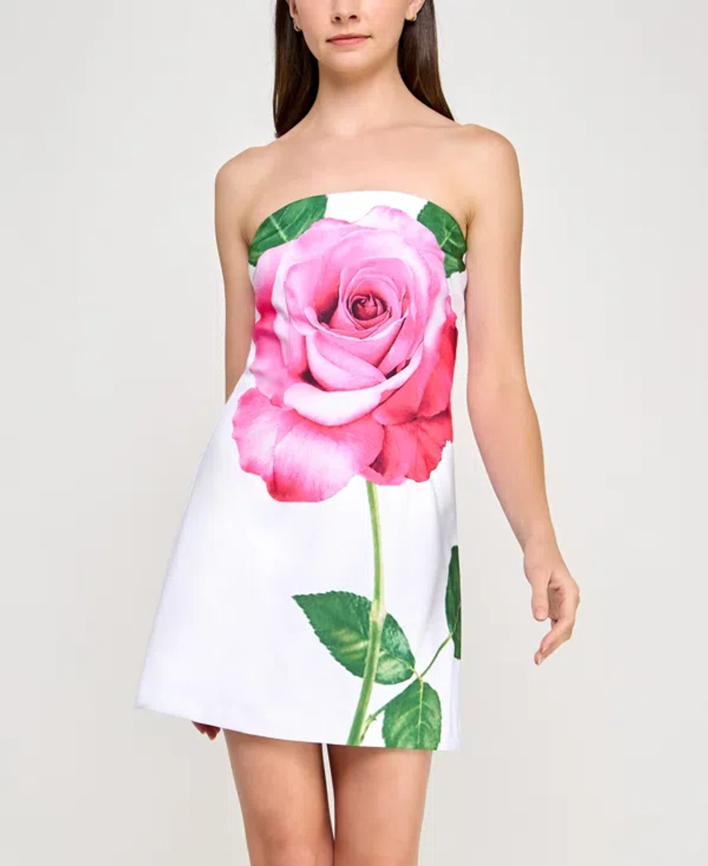 strapless open back dress BCBGMAXAZRIA Cascade Bare Pink Strapless Gown – Runway Catalog