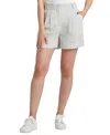 Bcx Juniors' Striped Pleat-front Mid-rise Shorts In Grey