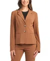 Bcx Juniors' Two-button Blazer In Mocha