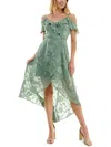 BCX JUNIORS WOMENS RUFFLED HI-LOW COCKTAIL AND PARTY DRESS