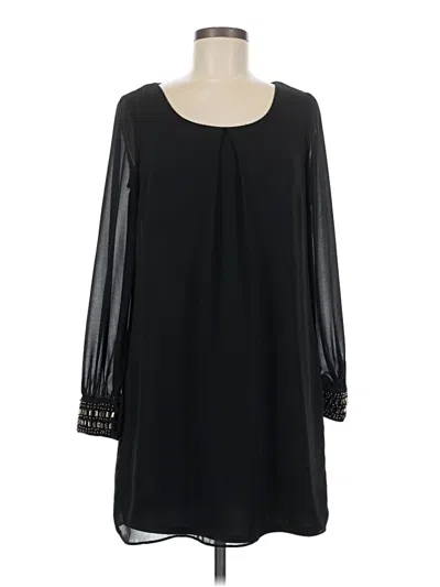 Pre-owned Bcx Long Sleeve Blouse In Black