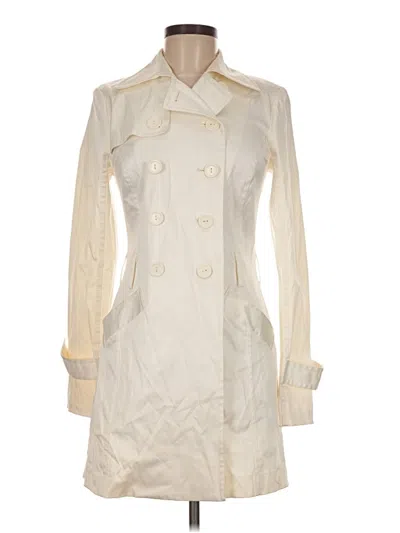 Pre-owned Bcx Long Sleeve Top Ivory Square Neckline Tops
