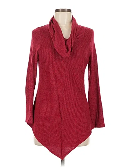 Pre-owned Bcx Long Sleeve Turtleneck In Red