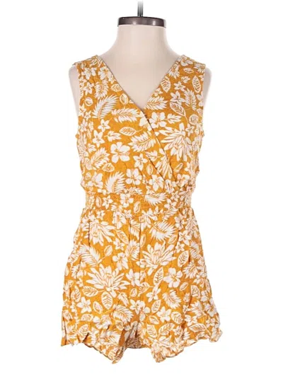 Pre-owned Bcx Romper In Yellow