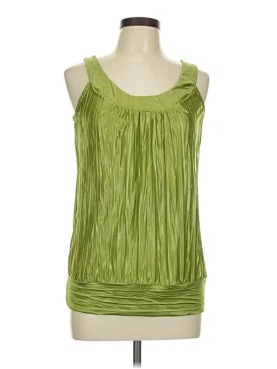 Pre-owned Bcx Sleeveless Blouse In Green