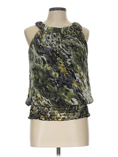 Pre-owned Bcx Sleeveless Blouse In Green