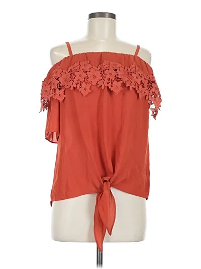 Pre-owned Bcx Sleeveless Blouse In Orange