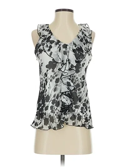 Pre-owned Bcx Sleeveless Blouse In Silver