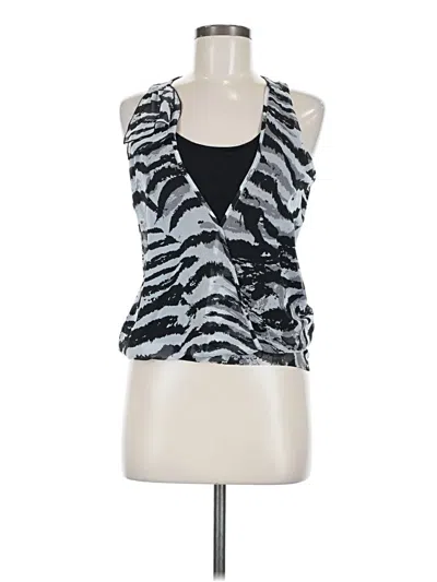 Pre-owned Bcx Sleeveless Blouse In Silver