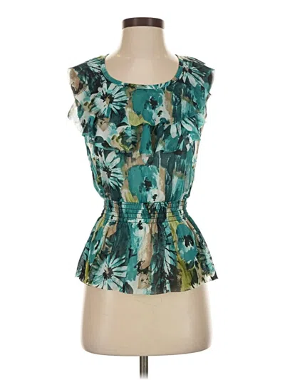 Pre-owned Bcx Sleeveless Blouse In Teal