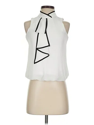 Pre-owned Bcx Sleeveless Blouse In White