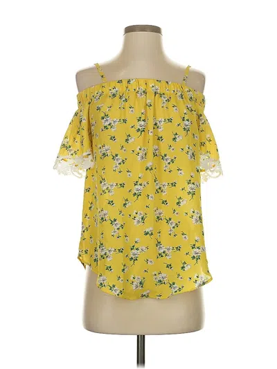 Pre-owned Bcx Sleeveless Blouse In Yellow
