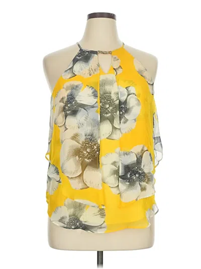 Pre-owned Bcx Sleeveless Blouse In Yellow