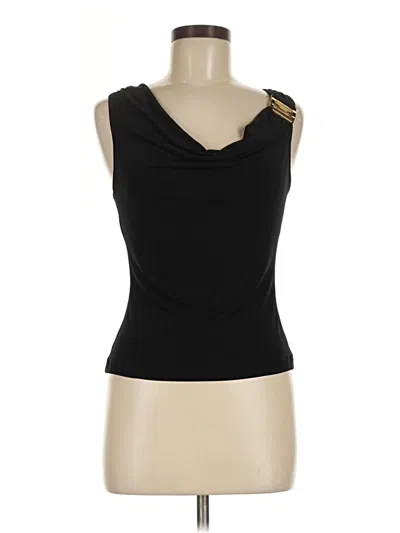 Pre-owned Bcx Sleeveless Top Black Cowl Neck Tops
