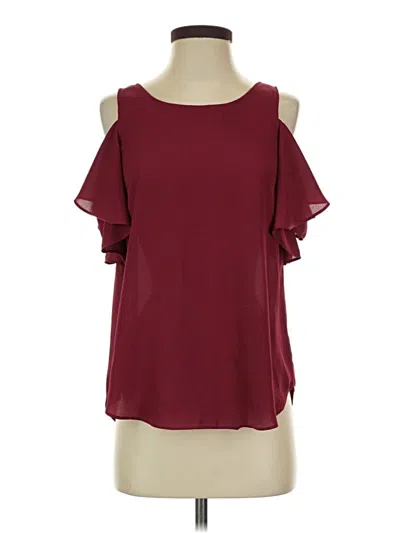 Pre-owned Bcx Sleeveless T-shirt In Burgundy