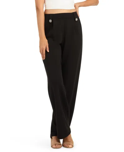 Bcx Women's Lightweight Scuba High-waist Wide-leg Pants In Animal Print