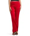 Bcx Women's Lightweight Scuba Pull-on Pants In Red