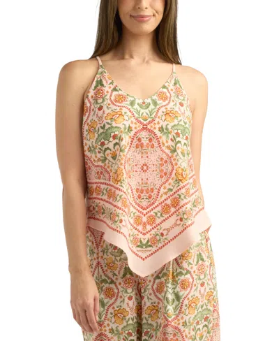 Bcx Women's Printed Sleeveless Top In Multi