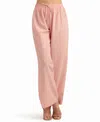 Bcx Women's Pull-on Mini Stripe Pants In Pink